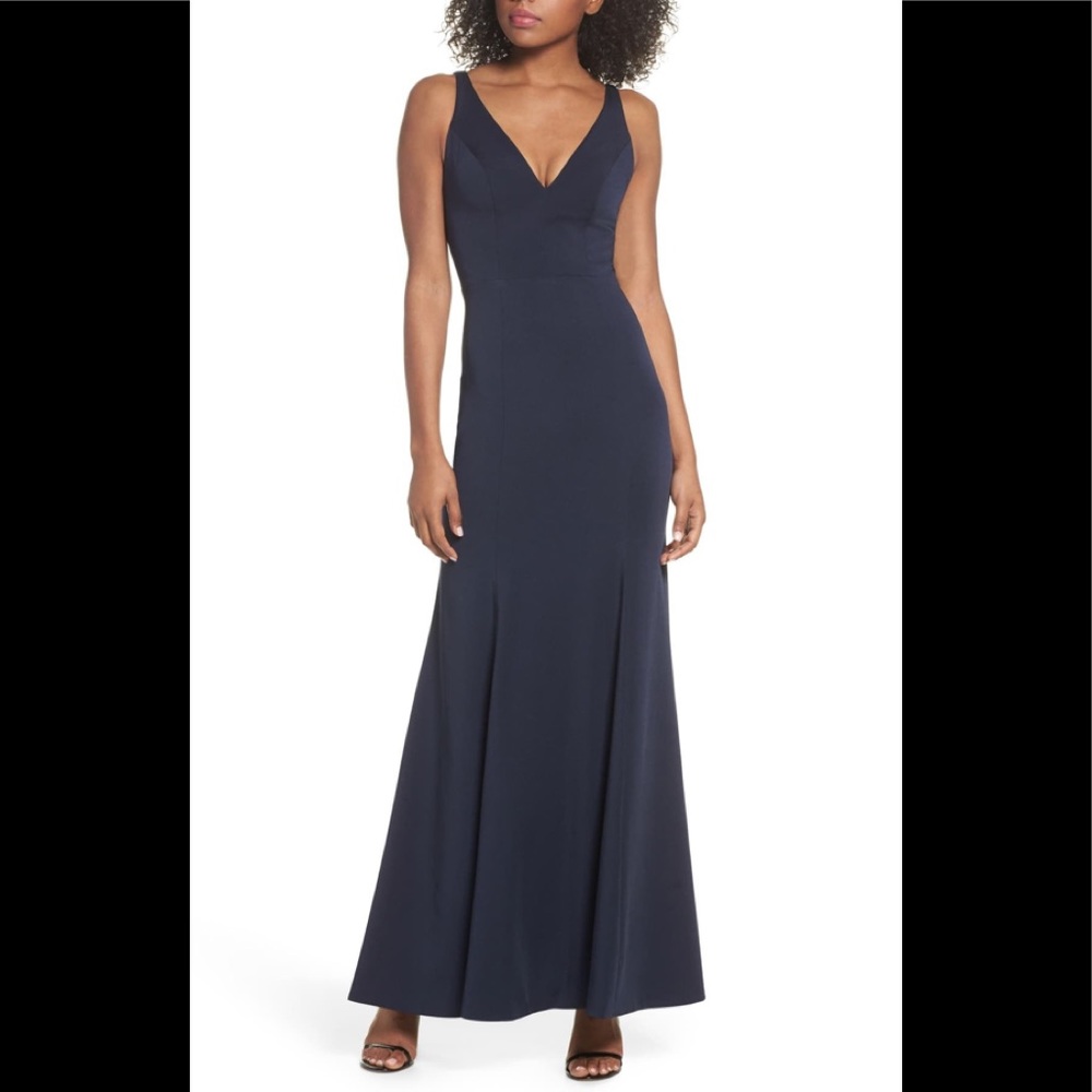 Jenny Yoo jade 1816 luxe crepe gown